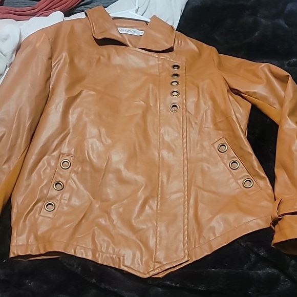 MISSLOOK Jackets & Blazers - Miss look pleather jacket